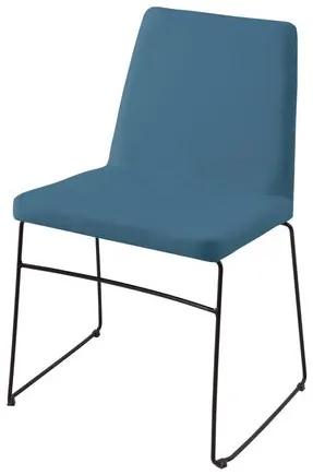 Cadeira Avec Azul Base Preta - 55901 Sun House
