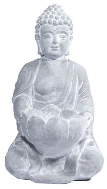 Buda de cimento sentado