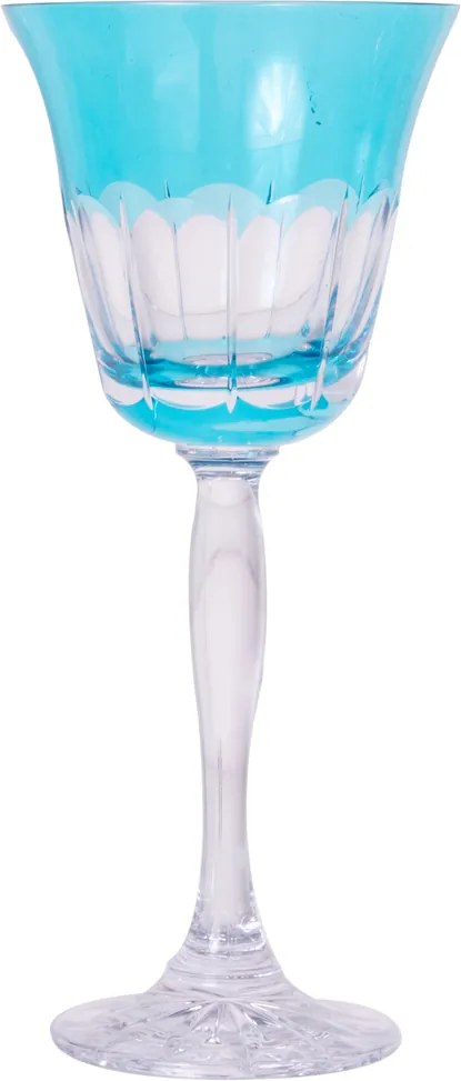 Taça de cristal Lodz para Vinho II de 170 ml – Turquesa