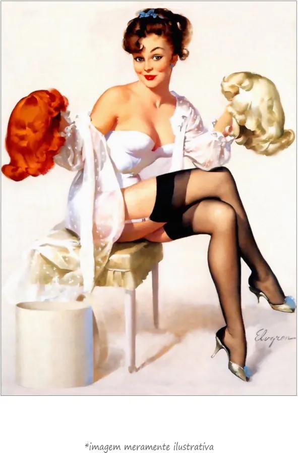 Poster Pin-Up Girl: Gents Prefer (20x25cm, Apenas Impressão)