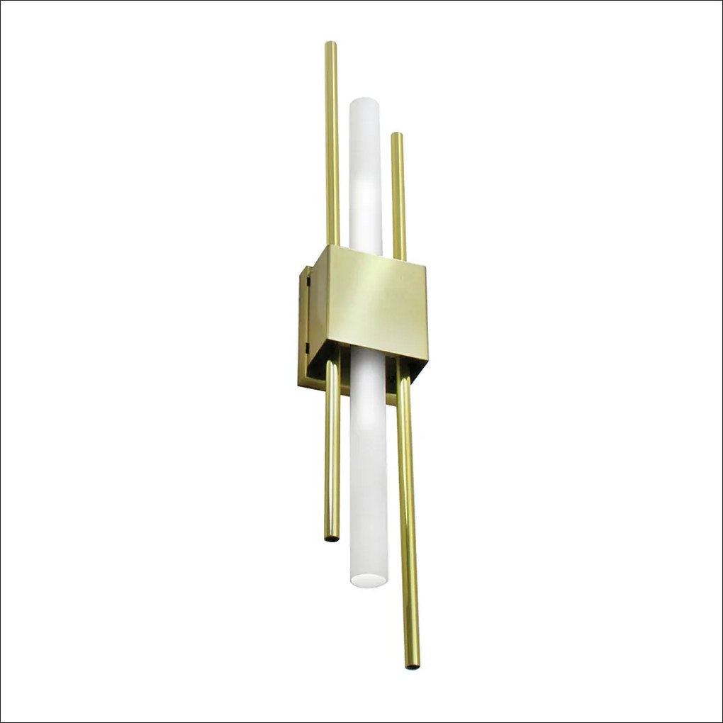 Arandela Flash 64X10,5X6,5Cm Metal Alumínio 02Xg9 - Old Artisan Ar-577... (DOURADO FOSCO)