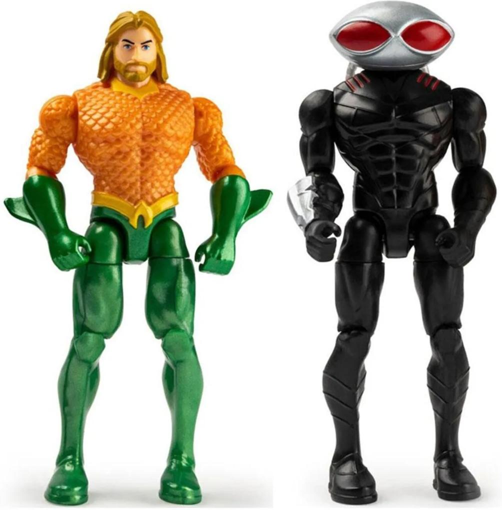 Mini Figuras Aquaman e Black Manta DC Comics - Sunny