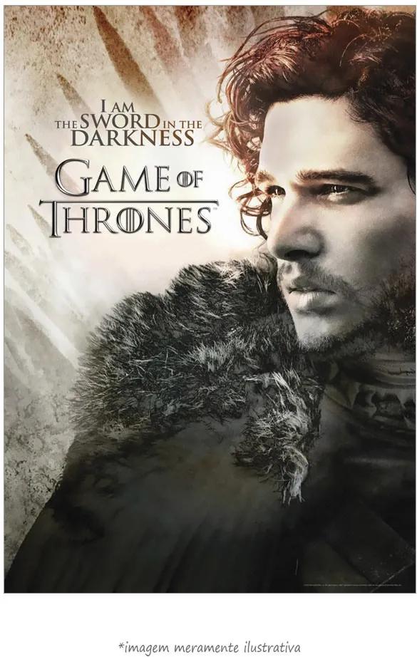 Poster Game Of Thrones: Jon Snow (20x30cm, Apenas Impressão)