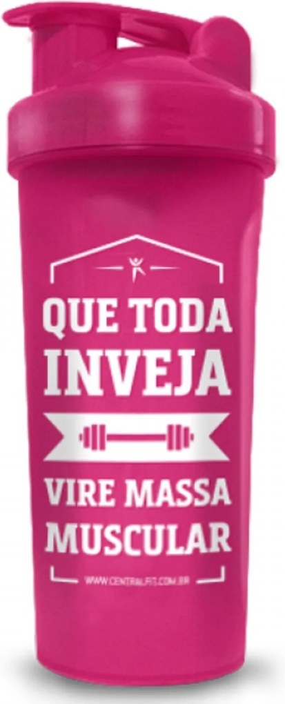 Coqueteleira Rosa Massa Muscular - PowerFoods