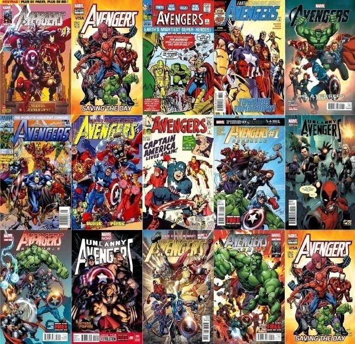 Papel De Parede Adesivo Revistas Marvel (0,58m x 2,50m)