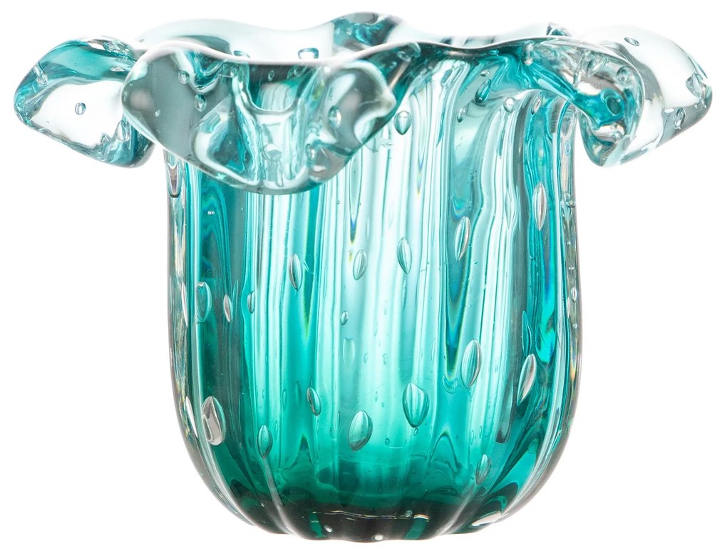 Vaso Murano Salvador P Verde Esmeralda