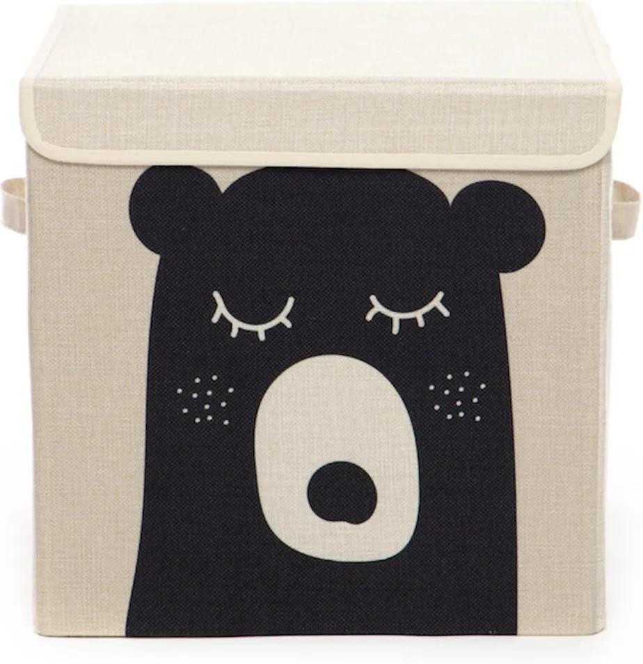 Caixa Organizadora Infantil Com Tampa - Urso Bubi