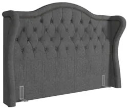 Cabeceira Cama Box Casal Queen 160cm Antibes Z37 Linho Cinza - Mpozena