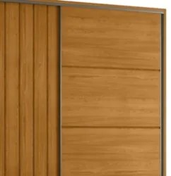 Guarda Roupa Casal 230cm Com 2 Portas Verbena Cinamomo Z10  - Mpozenat