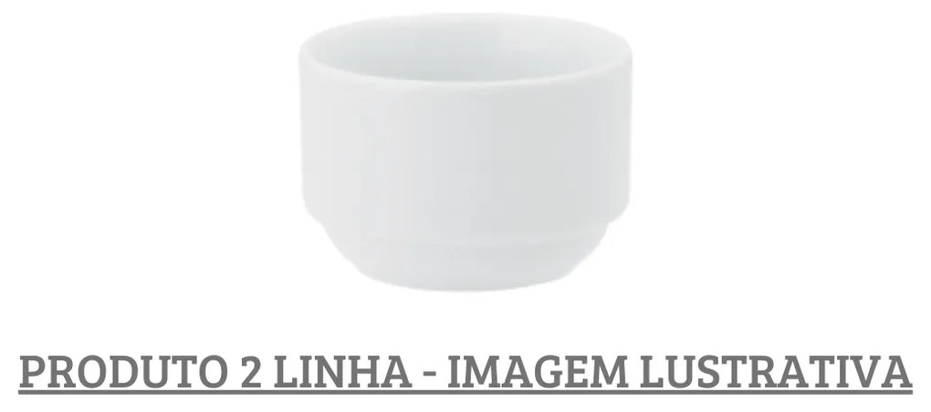 Bowl 300Ml Porcelana Schmidt - Mod. Cilíndrica 2° Linha