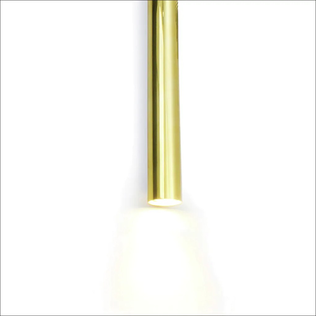 Arandela Linder Tubo Cilíndrico 04X4,5X60Cm 02Xmr11 Metal Alumínio - O... (ROSE FOSCO)