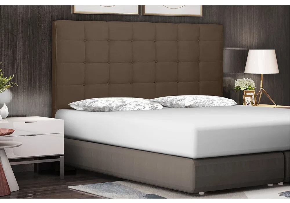 Cabeceira Verona Para Cama Box King 195 cm Suede Caramelo - D'Rossi