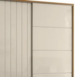 Guarda Roupa Casal 230cm Com 2 Portas Verbena Off/Cinamomo Z10 - Mpoze