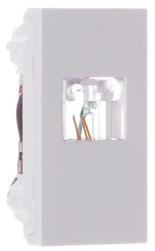 Modulo Tomada Para Telefone Rj11 4 Fios Branco Orion
