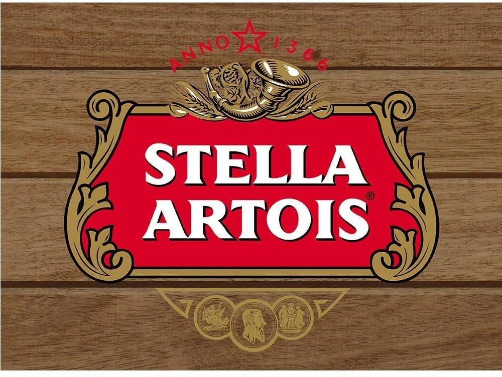 Jogo Americano Lona Emborrachada Cerveja Stella Artois 4 peças Cosi Dimora