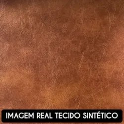 Sofá 3 Lugares 180cm Living Pés Curvos Santi D05 Sintético Camel - Mpo