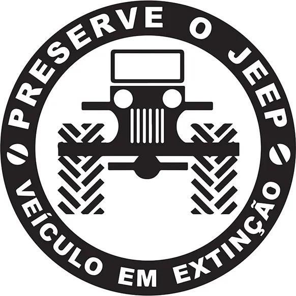 Placa Preserve o Jeep Black
