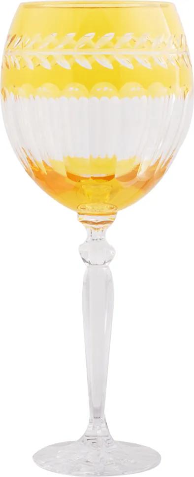 Taça de Cristal Lodz para Água de 500 ml - Âmbar Atenas