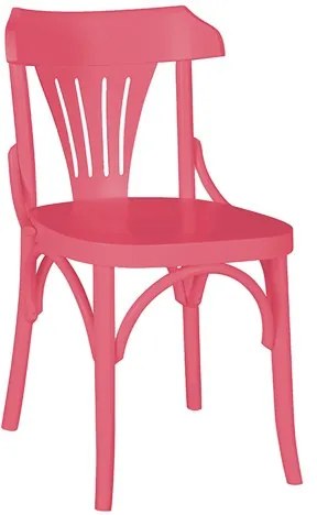 Cadeira Merione em Madeira Maciça - Pink
