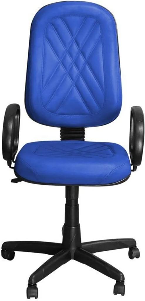 Cadeira Pethiflex Pp-02Gpbp Giratória Couro Azul