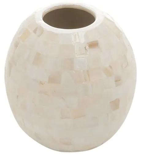 Vaso De Cerâmica Com Madrepérola 10x10x11cm 3046 Royal