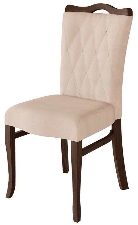 Cadeira Bianca Estofada com Puxador - Wood Prime LL 33018