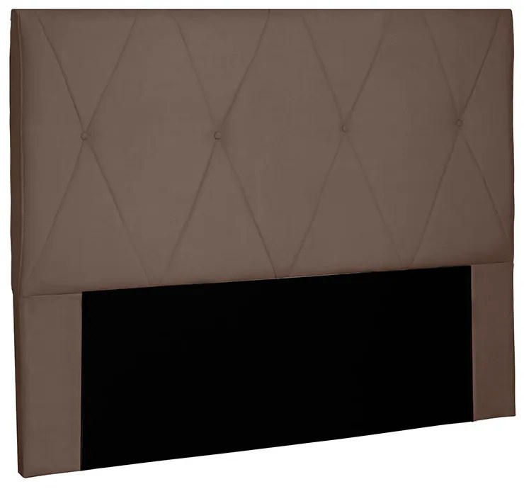 Cabeceira Aquilla Para Cama Box King 195 cm Suede - D'Rossi - Caramelo