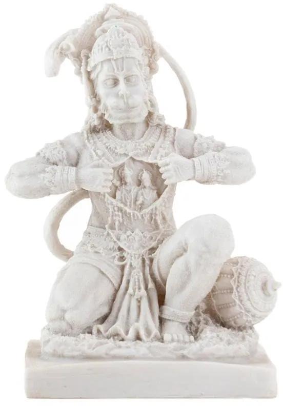Escultura Hanuman em Marmorite