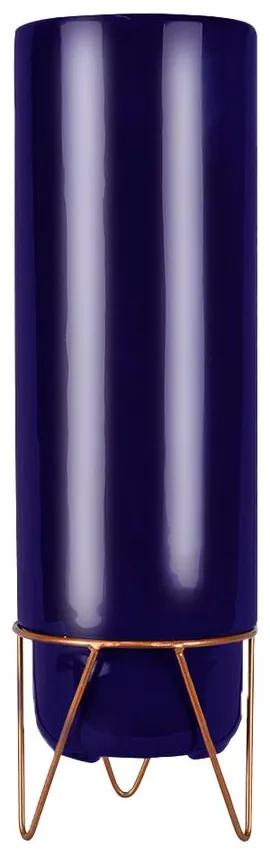 Vaso Decorativo Longo Azul - NT 44723