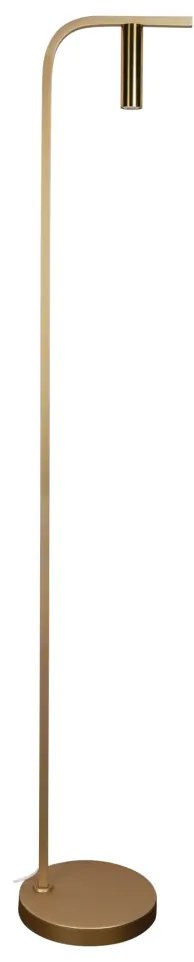 Luminária De Chão Platinum 24X29X156,5Cm 1Xmr11 - Usina 16939/1 (PT / DR-P - Preto Texturizado / Dourado Brilho Ploido)