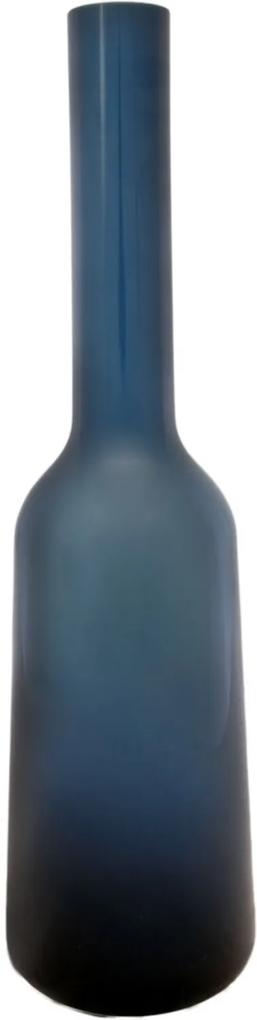 Vaso Bianco e Nero 46X13Cm Azul