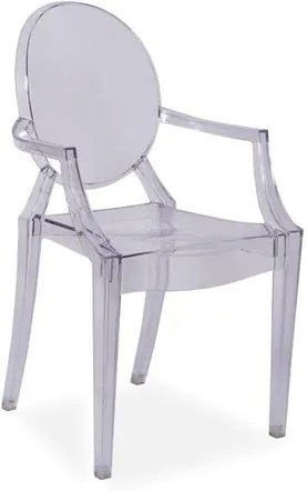 Cadeira Decorativa, Transparente, Invisible