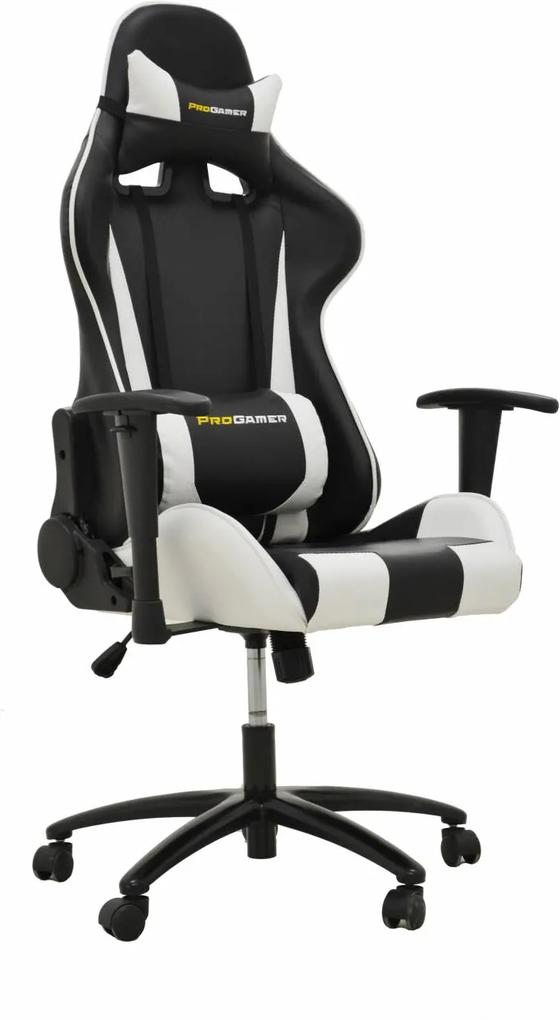 Cadeira Pro Gamer V2 Preta Com Branco Rivatti