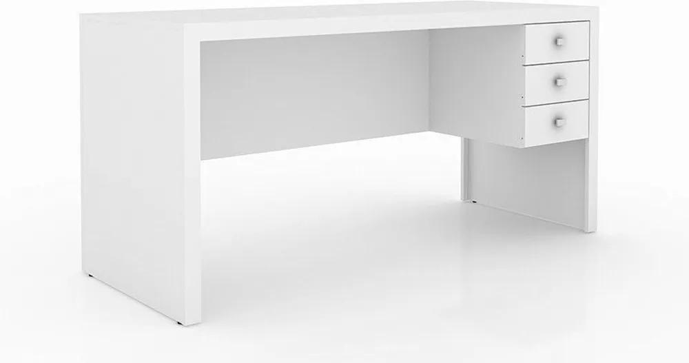 Mesa para Home Office 155cm ME4113 Branco - Tecno Mobili
