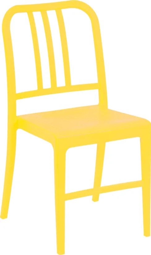 Cadeira Hard Beta Polipropileno Amarelo