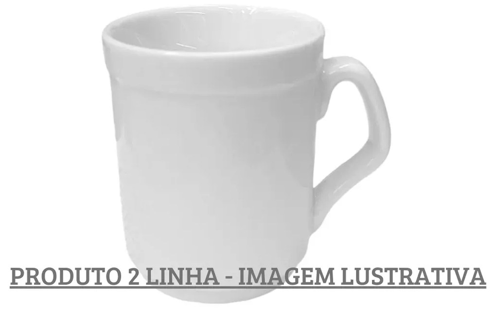 Caneca 120Ml Porcelana Schmidt - 2° Linha