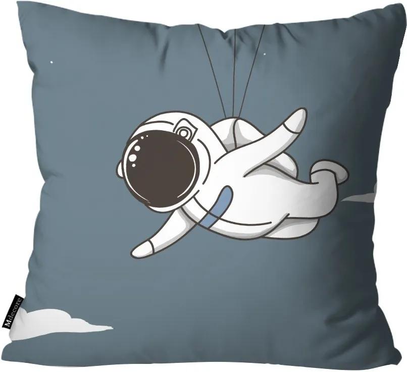 Capa para Almofada Infantil Astronauta Verde45x45cm