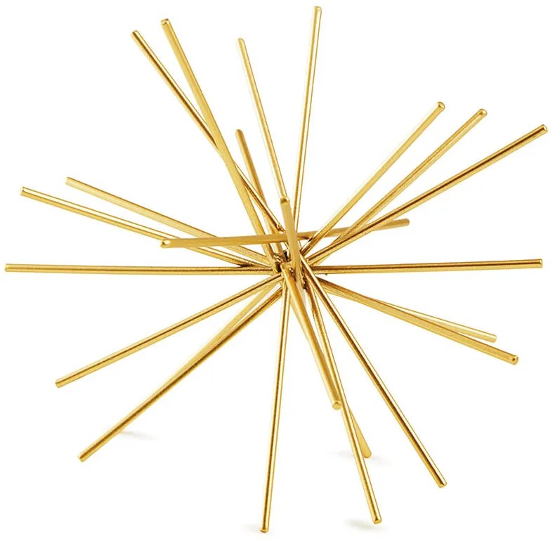 Ouriço em Metal 13cm – Dourado