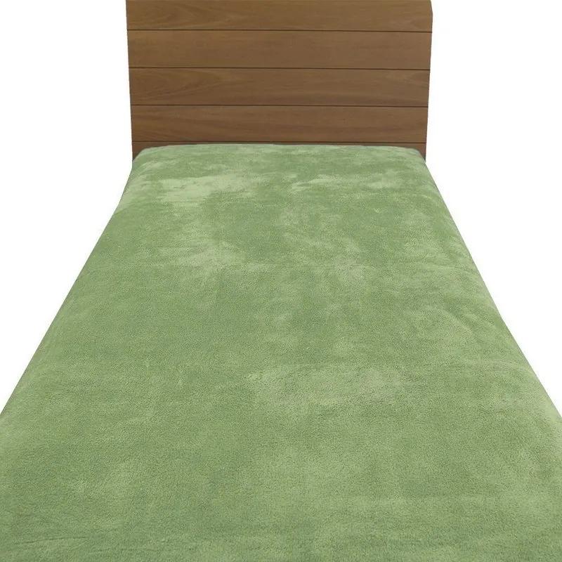 Cobertor Microfibra Solteiro - Verde Claro - Parahyba