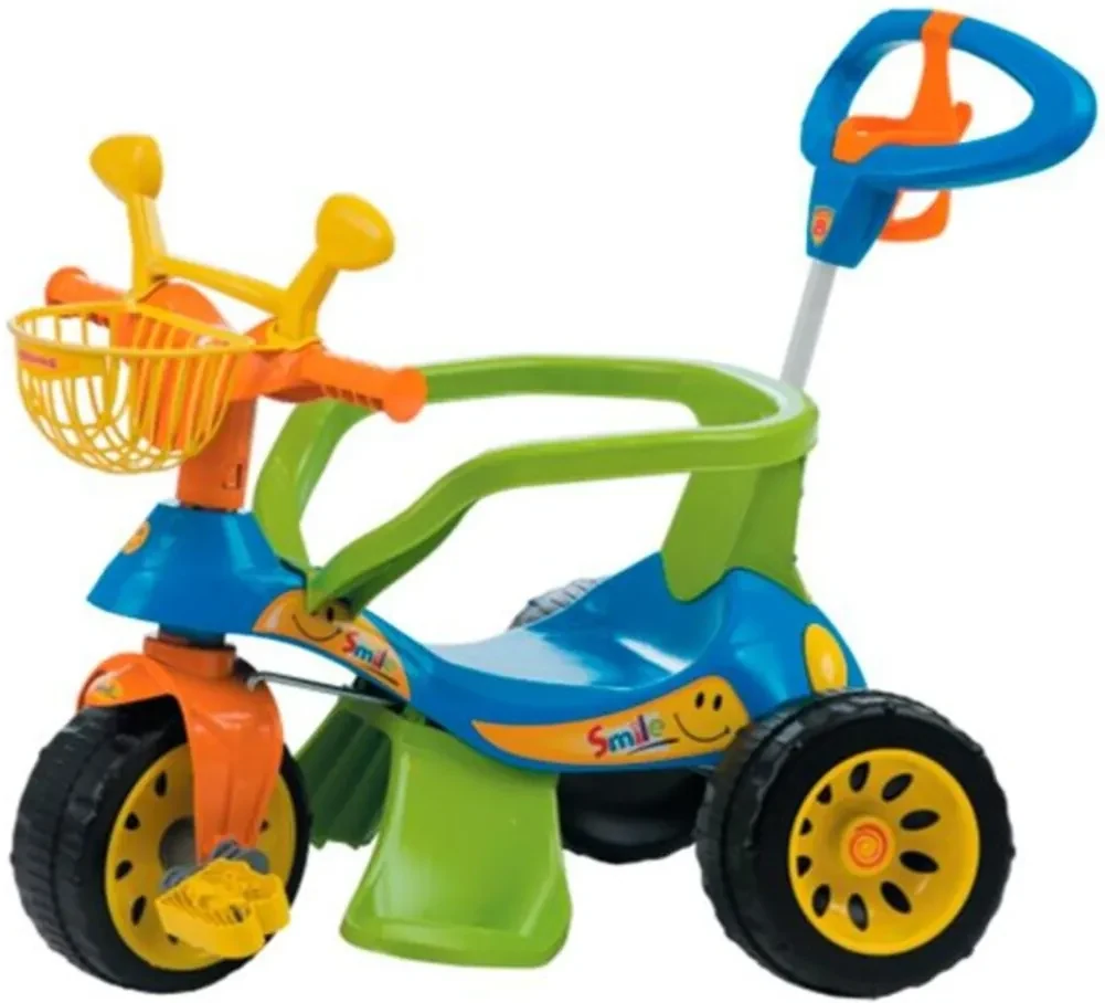 Carrinho Infantil Passeio Com Empurrador Super Cross - Biemme - Rosa