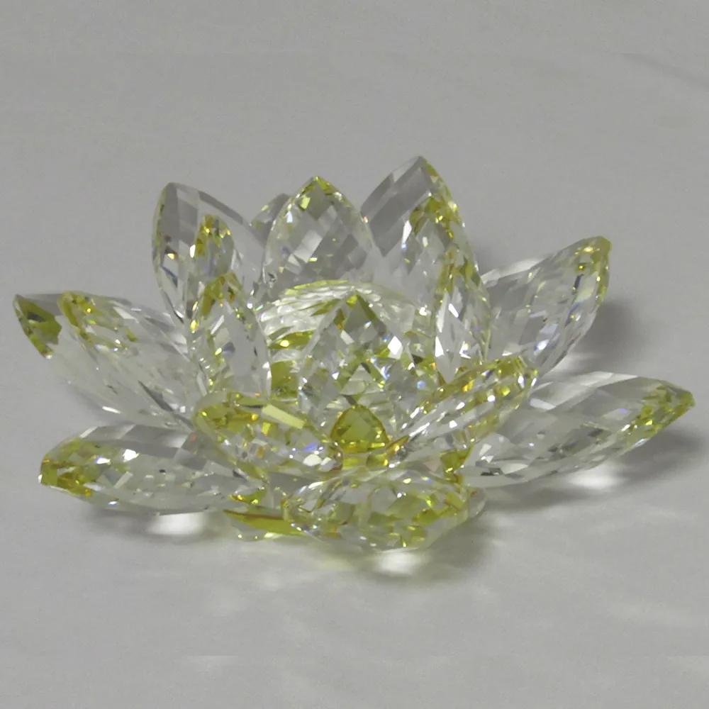 Castiçal Clássico em Cristal Verde 9 cm x 22 cm