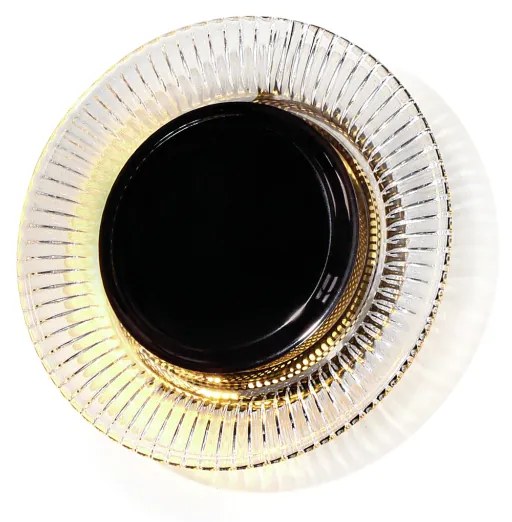 Arandela Sunflower Ø19 X 05Cm 01Xled 5,5W 2700K Metal Aluminio - Old A... (BRANCO / COBRE BRILHO, 110v)