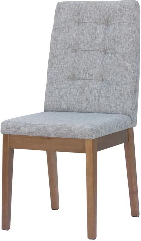 Cadeira de Jantar Monna Linho Marrom - Wood Prime PV 32686