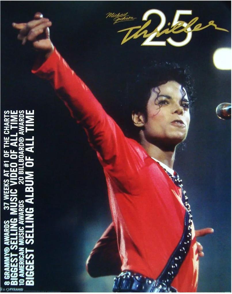 Poster Michael Jackson Thriller 40x50cm Com/sem Moldura