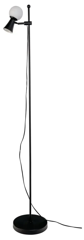 Luminária De Chão Dirham Regulável 24,5X28,9X155,5Cm 1Xg9 + 1Xmr16 Alu... (CP-M - Champagne Metálico, TRANSPARENTE)
