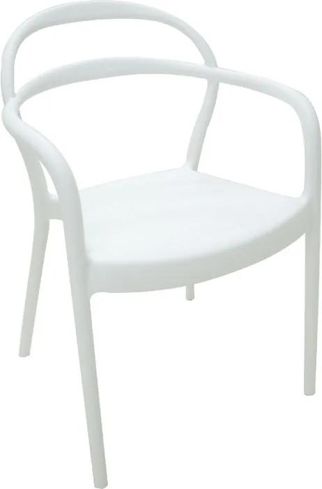 Cadeira Sissi com Braço Branco - Tramontina