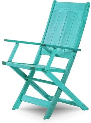 Cadeira Retangular Dobravel Acqualung+ C/ Braco Estrutura Azul 99cm - 61640 - Sun House