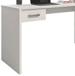 Mesa Home Office Notebook 127cm 1 Gaveta Gávea Branco - Móveis Leão