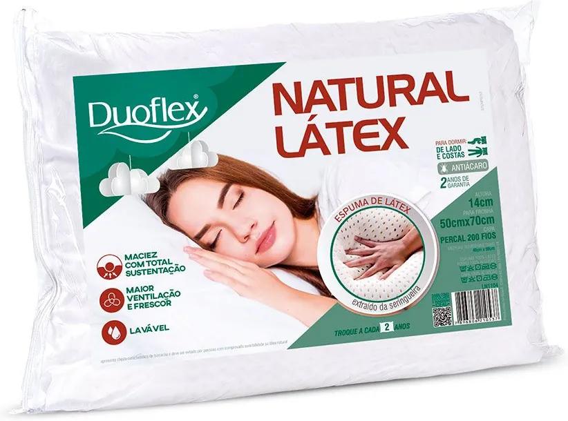 Travesseiro LN1104 Natural Látex Duoflex