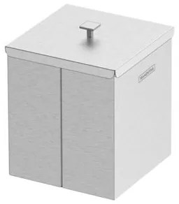Lixeira Inox Luz Tramontina com Acabamento Scotch Brite 4,5 Litros OUTLET